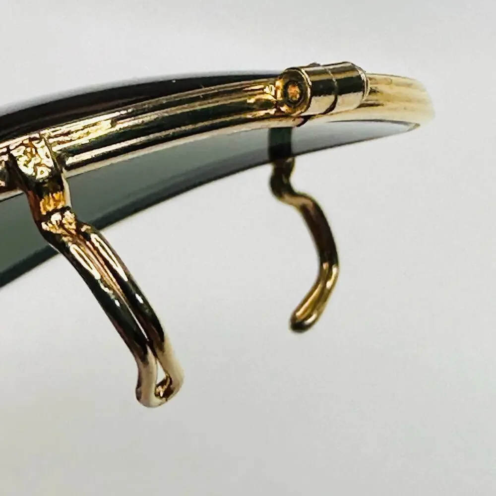Vintage Ray-Ban Bausch & Lomb Clip-on Sunglasses with Original Case